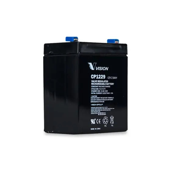 CP1229 - 12V 2.9AH CP SERIES VRLA,AGM | F1 | 79L × 55W × 98H, TOTAL 104H