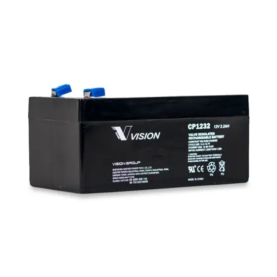 Vision CP1232 12V 3.2AH | CP SERIES | Replacement Battery