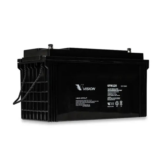 12V 120AH FM SERIES VRLA,AGM | M8 | 410L × 176W × 227H, TOTAL 227H