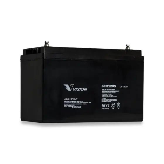 Vision 6FM120S-X 12V 120AH | FM SERIES | Indigi Power & Cooling