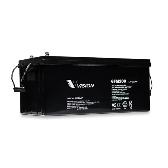 Vision 6FM200 12V 200AH | FM SERIES | UPS Battery