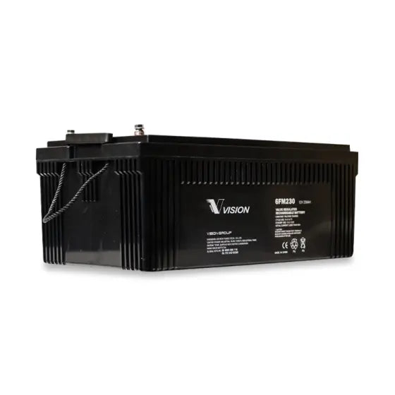Vision 6FM230-X 12V 230Ah | FM Series | Indigi Power & Cooling
