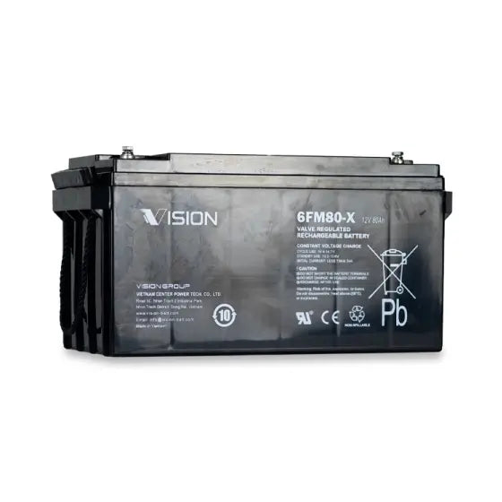 Vision 6FM80 DX 12V 80AH | FM Series Battery