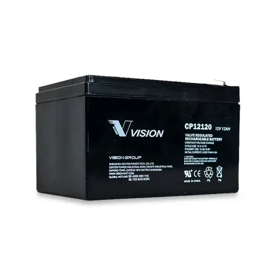 Vision CP12120 12V 12AH | CP SERIES | UPS Battery Replacement