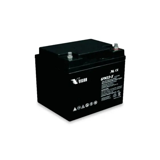 Vision 6FM33D-X 12V33AH | FM SERIES | DEEP CYCLE Battery