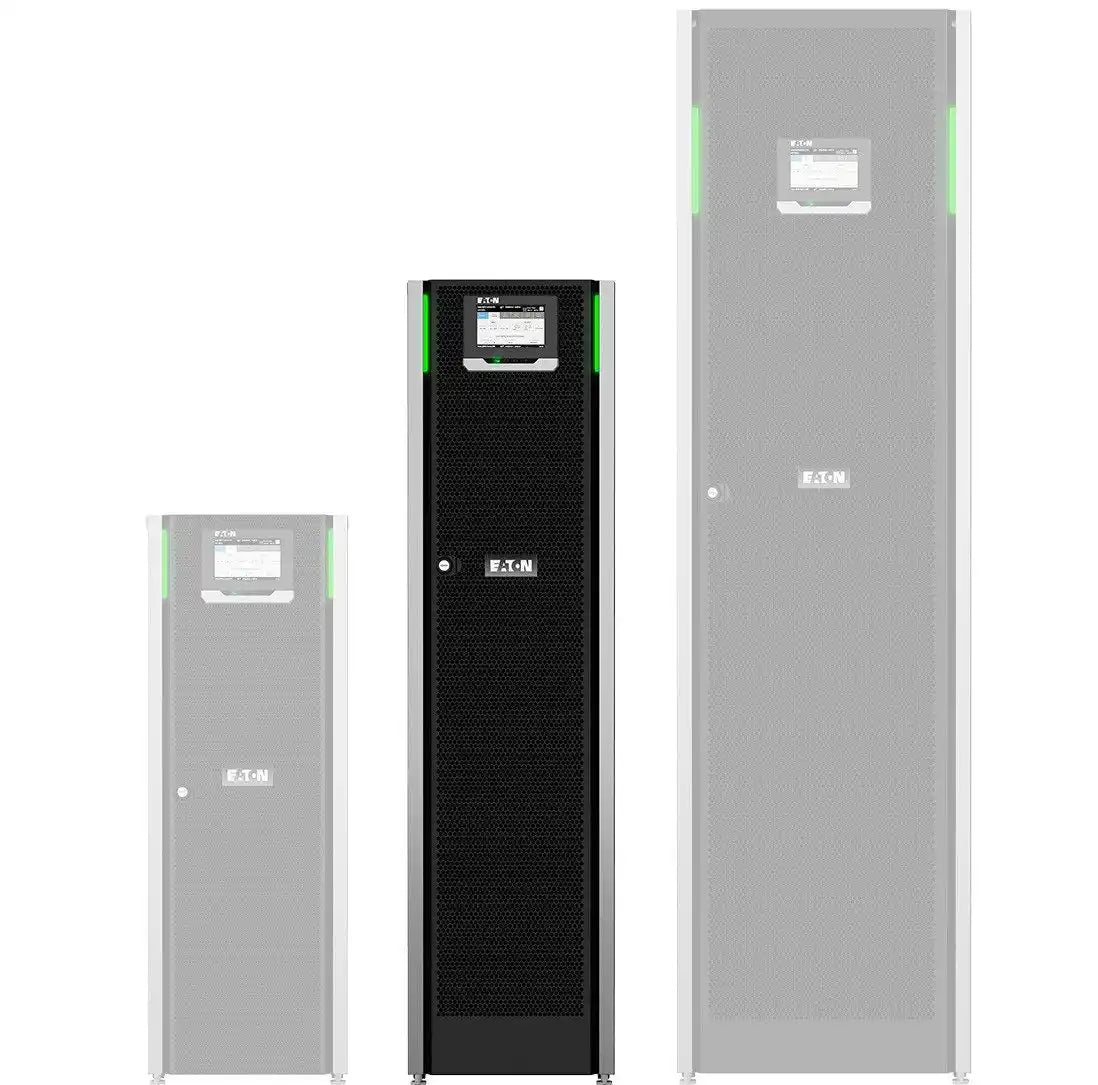 Eaton 91PS & 93PS UPS, tower units arranged in size progression