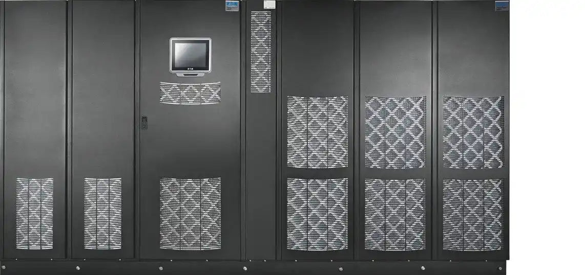 Power Xpert 9395P UPS, front view of tower uninterruptible power supply