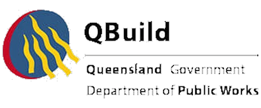QBuild, Queensland Government Department of Public Works logo