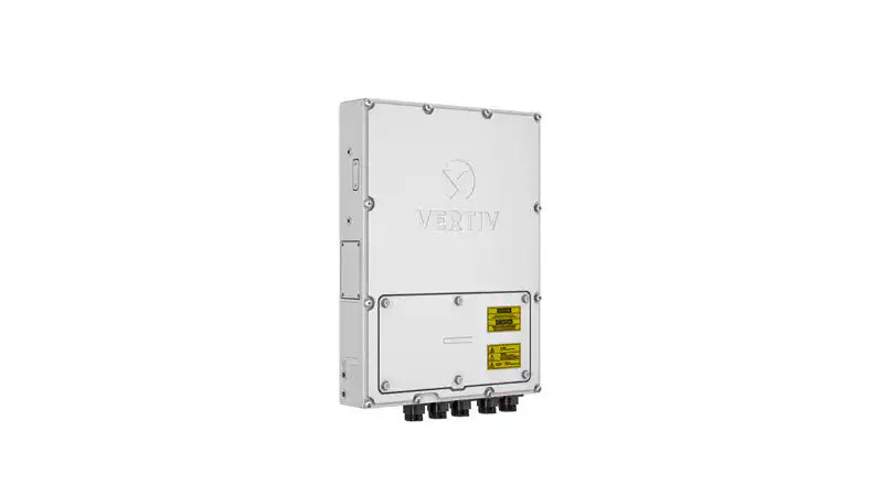 Vertiv™ Netsure™ IPE Outdoor DC Power System, outdoor power cabinet angled front view
