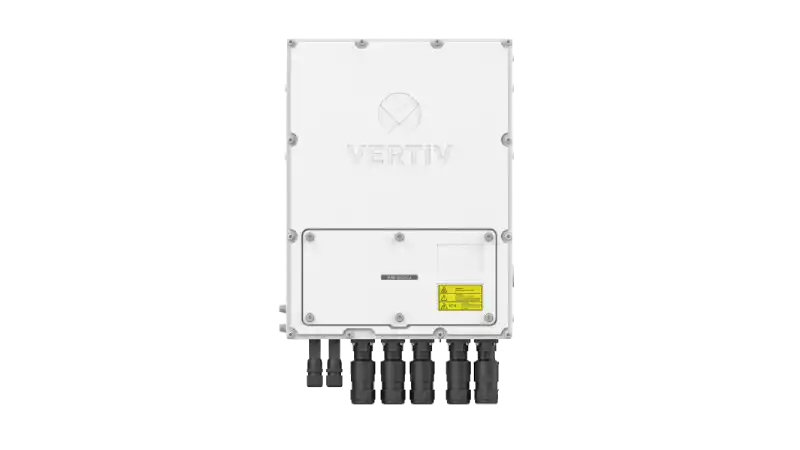 Vertiv™ Netsure™ IPE Outdoor DC Power System, power system with connector cables shown