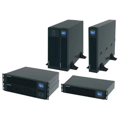 Socomec | NRT4-U060-CK | Netys RT4 6kVA rack 4U/tower UPS + 1 EBM, Online Double Conversion