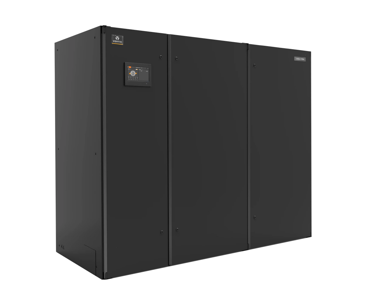 Liebert PEX4, large cabinet unit angled side view