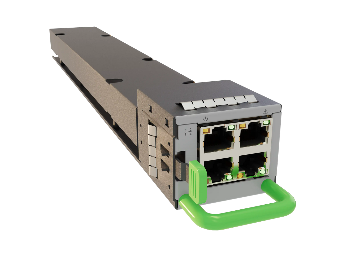 Vertiv™ PowerDirect In-Rack 33kW 50V DC Power System, single cartridge module front view