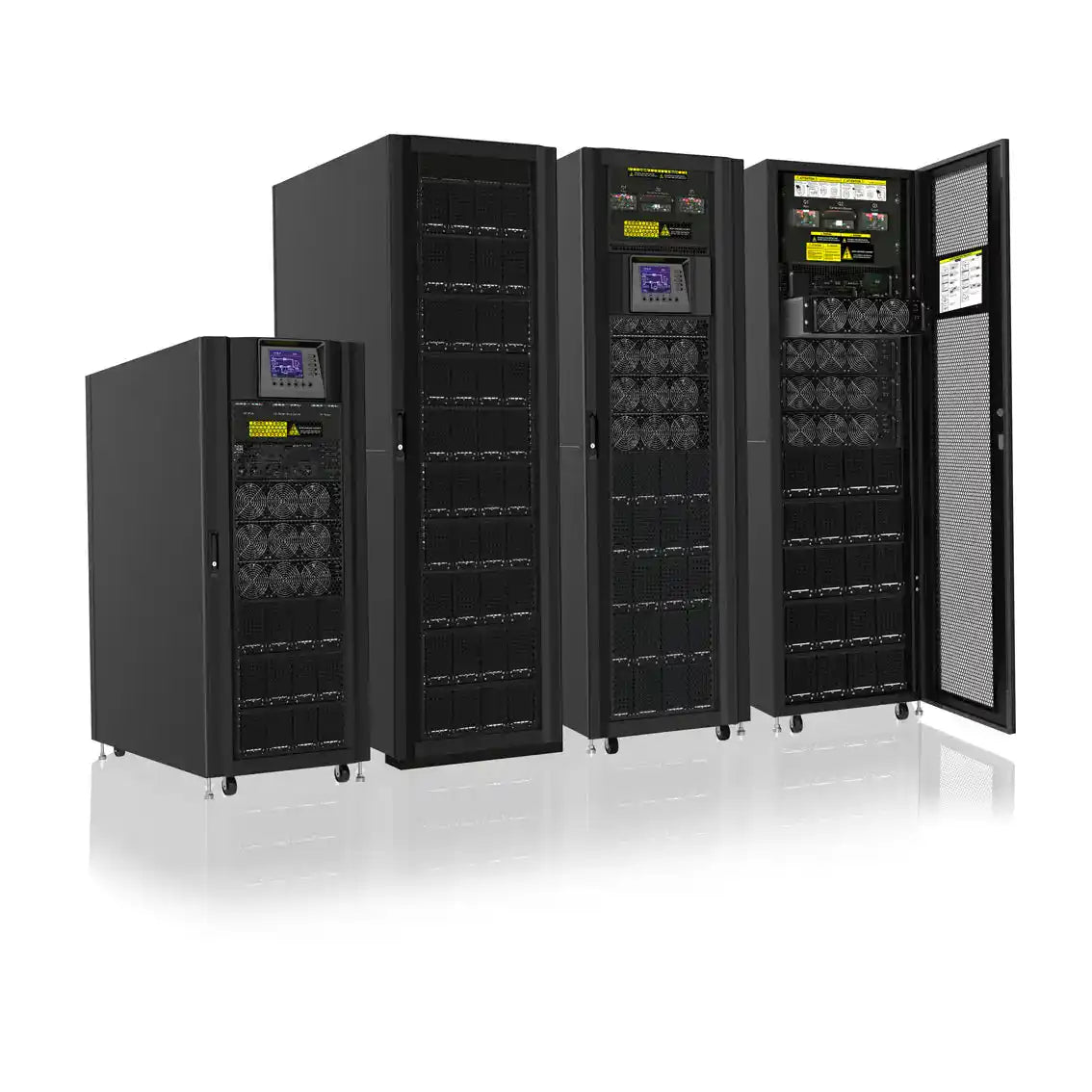 PowerShield Platinum Modular 120kVA, modular cabinet system open panel view