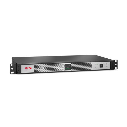 SCL500RMI1UC - APC Smart-UPS, Line Interactive, 500VA, Lithium-ion, Rackmount 1U, 230V, 4x IEC C13 outlets, SmartConnect Por…