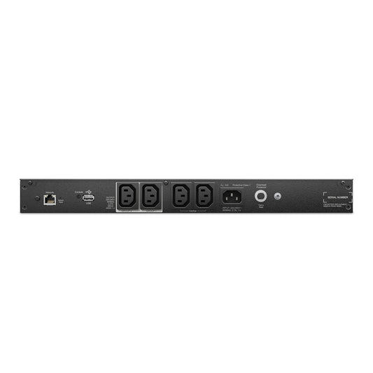 SCL500RMI1UNC - APC Smart-UPS, Line Interactive, 500VA, Lithium-ion, Rackmount 1U, 230V, 4x IEC C13 outlets, Network Card, S…