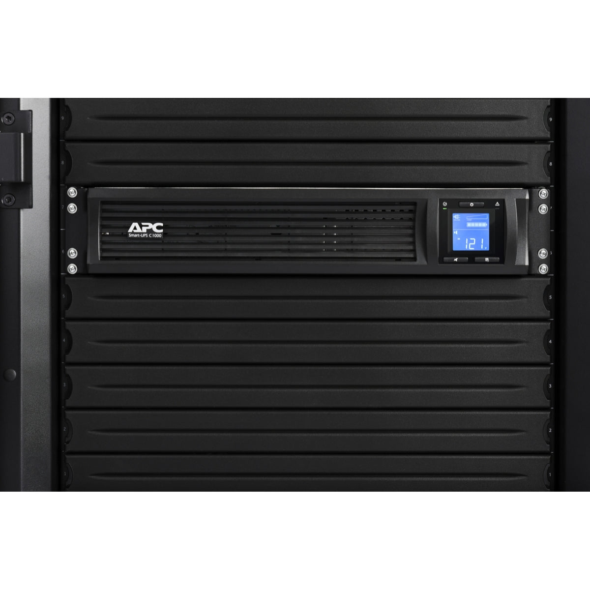 SMC1000I-2UC - APC Smart-UPS C, Line Interactive, 1000VA, Rackmount 2U, 230V, 4x IEC C13 outlets, SmartConnect port, USB and…