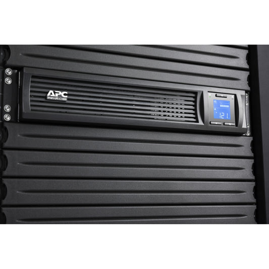 SMC1000I-2UC - APC Smart-UPS C, Line Interactive, 1000VA, Rackmount 2U, 230V, 4x IEC C13 outlets, SmartConnect port, USB and…