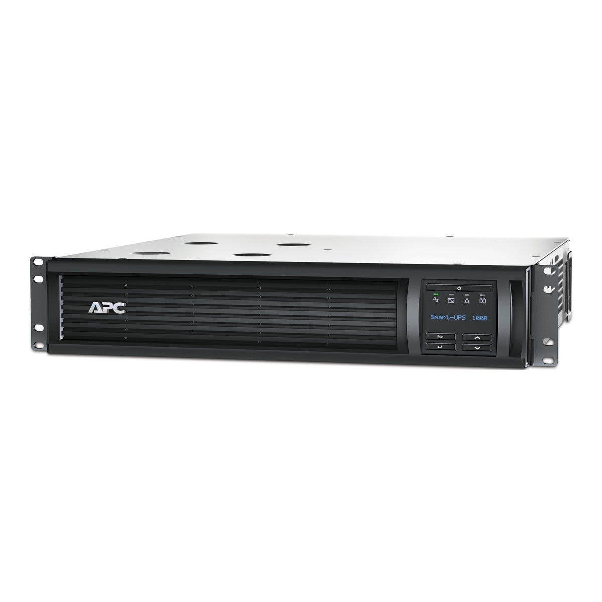 SMT1000RMI2UC - APC Smart-UPS, Line Interactive, 1000VA, Rackmount 2U, 230V, 4x IEC C13 outlets, SmartConnect Port+SmartSlot…
