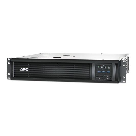 SMT1000RMI2UC - APC Smart-UPS, Line Interactive, 1000VA, Rackmount 2U, 230V, 4x IEC C13 outlets, SmartConnect Port+SmartSlot…