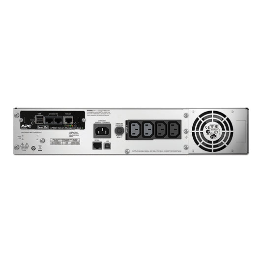SMT1500RMI2UNC - APC Smart-UPS, Line Interactive, 1500VA, Rackmount 2U, 230V, 4x IEC C13 outlets, Network Card, AVR, LCD - i…