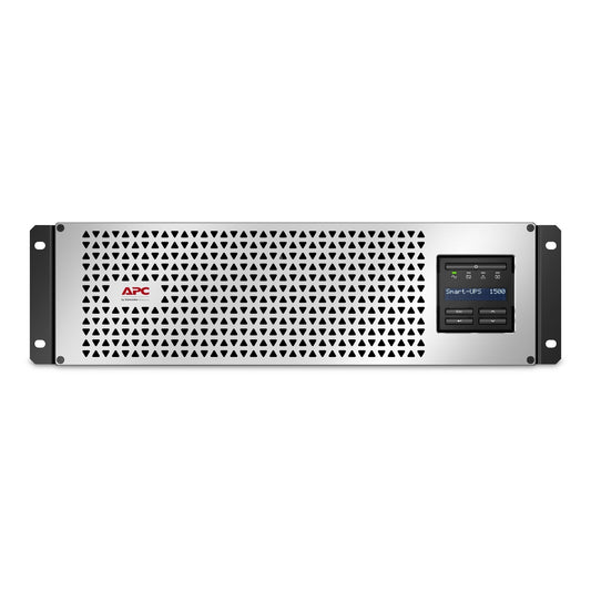 SMTL1500RMI3UC - APC Smart-UPS, Line Interactive, 1500VA, Lithium-ion, Rackmount 3U, 230V, 6x IEC C13 outlets, SmartConnect…