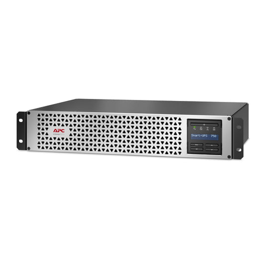 SMTL750RMI2UC - APC Smart-UPS, Line Interactive, 750VA, Lithium-ion, Rack/Tower, 2U, 230V, 6x IEC C13 outlets, SmartConnect…