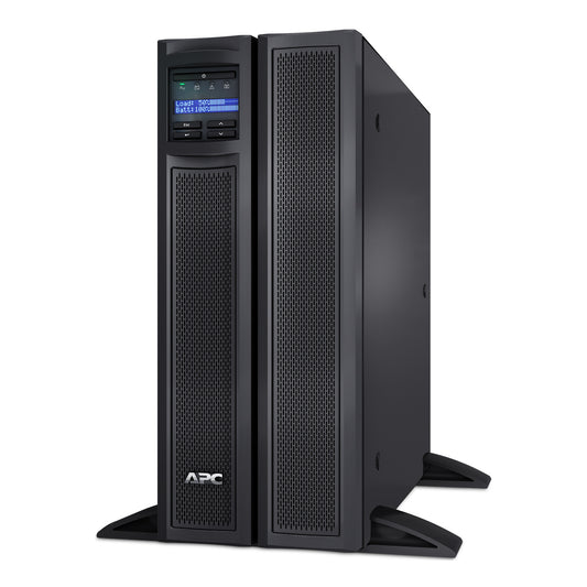 SMX2200HVNC - APC Smart-UPS X, Line Interactive, 2200VA, Rack/tower convertible 4U, 208V-230V, 8x C13+2x C19 IEC, Network ca…