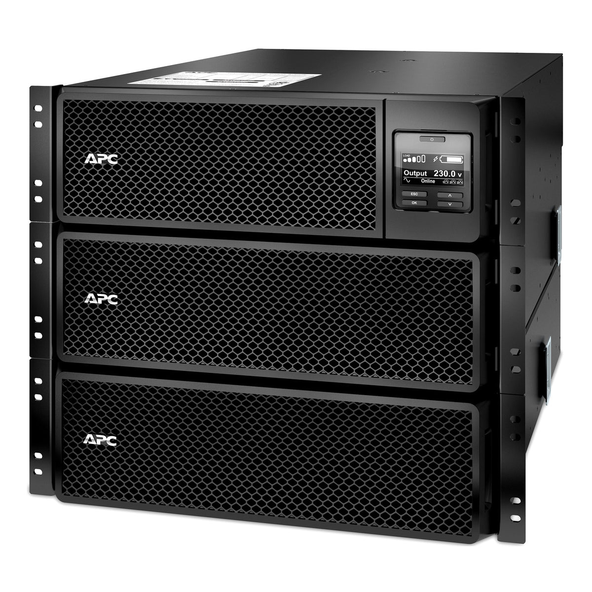 SRT10KRMXLI - APC Smart-UPS On-Line, 10kVA/10kW, Rackmount 6U, 230V/400V, 6x C13+4x C19 IEC outlets, Network Card+SmartSlot,…