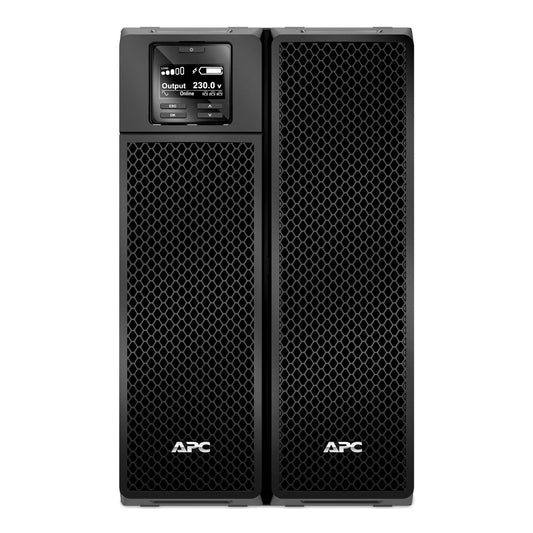 SRT10KXLI - APC Smart-UPS On-Line, 10kVA/10kW, Tower, 230V/400V, 6x C13+4x C19 IEC outlets, Network Card+SmartSlot, Extended…