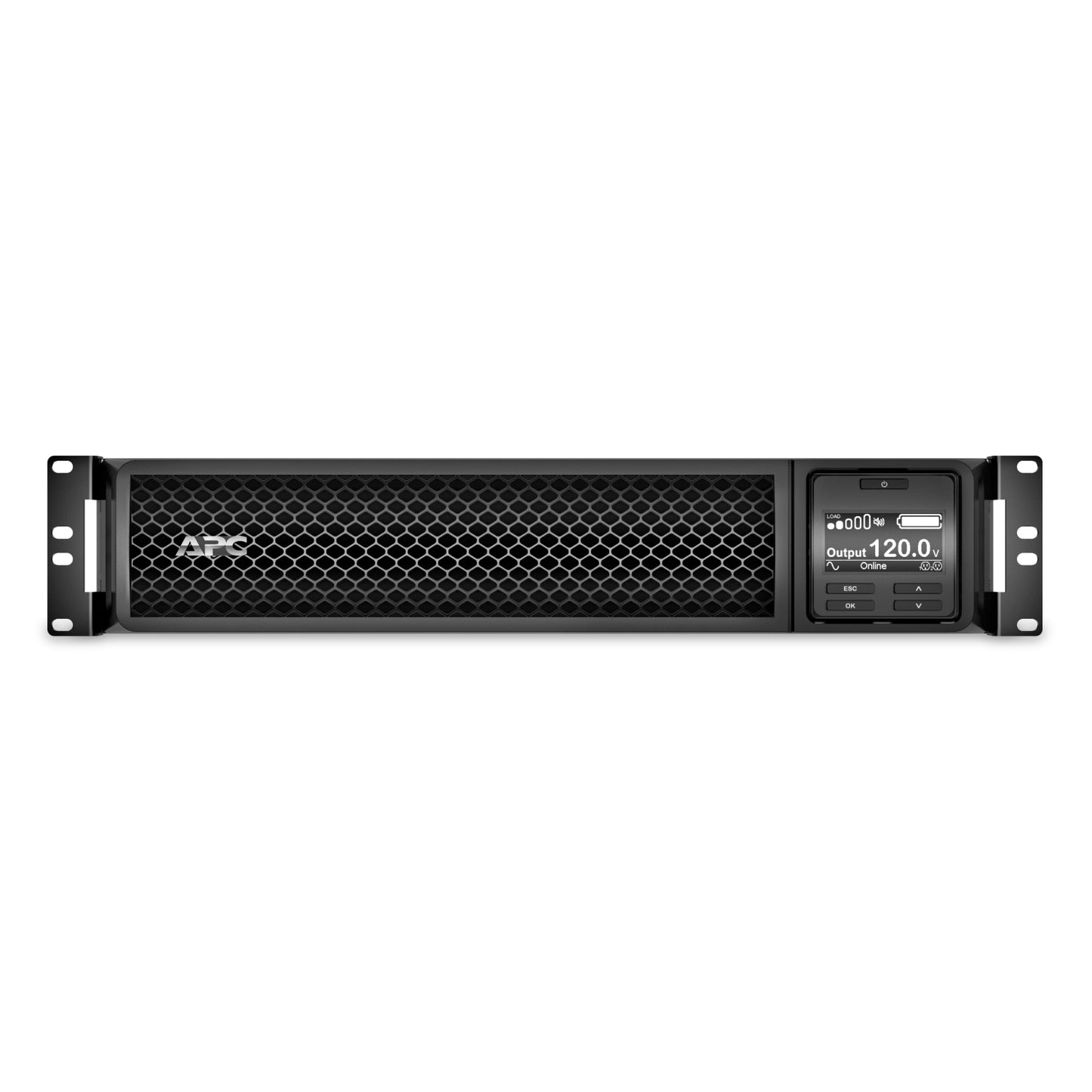 SRT2200RMXLA-NC - APC Smart-UPS On-Line, 2200VA, Rackmount 2U, 120V, 6x 5-20R+1x L5-20R NEMA outlets, Network Card, Extended…
