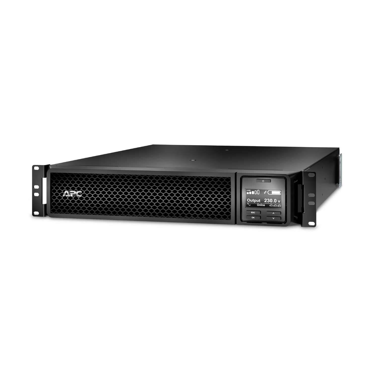 SRT2200RMXLI - APC Smart-UPS On-Line, 2200VA, Rackmount 2U, 230V, 8x C13+2x C19 IEC outlets, SmartSlot, Extended runtime, W/…