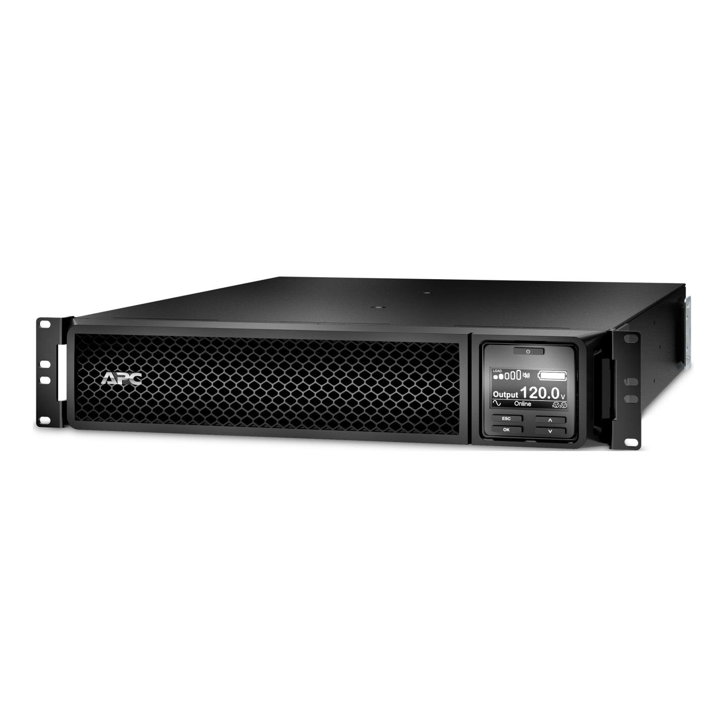 SRT3000RMXLA - APC Smart-UPS On-Line, 3kVA, Rackmount 2U, 120V, 8x 5-20R+1x L5-30R NEMA outlets, SmartSlot, Extended runtime…