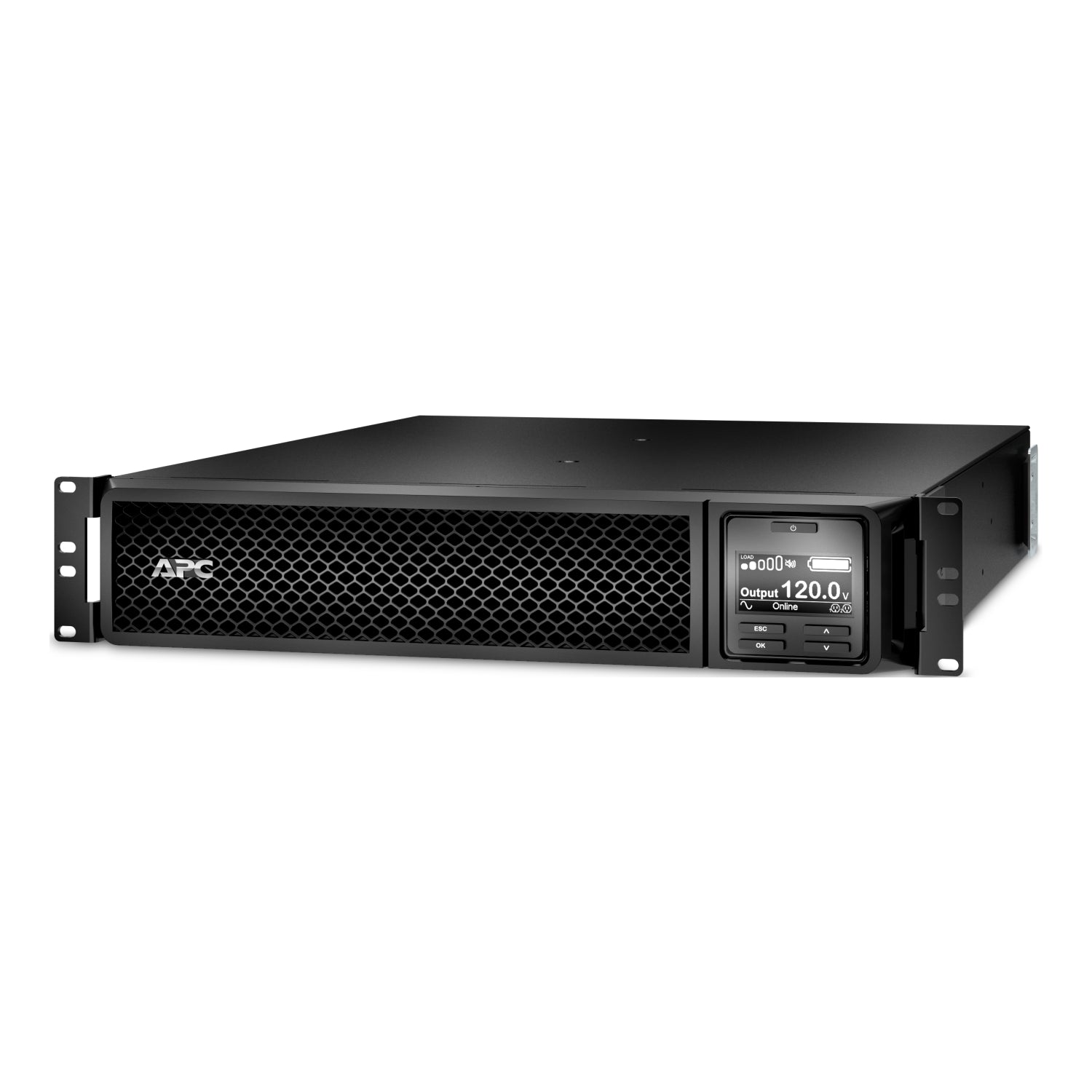SRT3000RMXLA - APC Smart-UPS On-Line, 3kVA, Rackmount 2U, 120V, 8x 5-20R+1x L5-30R NEMA outlets, SmartSlot, Extended runtime…