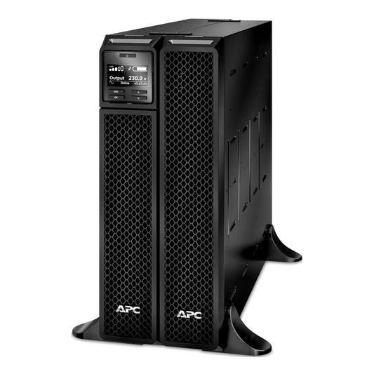SRT3000XLI - APC Smart-UPS On-Line, 3kVA, Tower, 230V, 8x C13+2x C19 IEC outlets, SmartSlot, Extended runtime, W/O rail kit