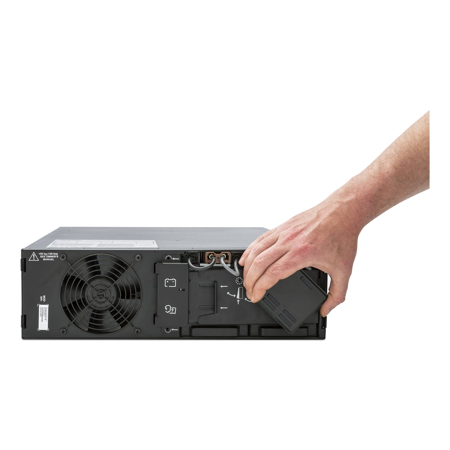 SRT5KRMXLI - APC Smart-UPS On-Line, 5kVA, Rackmount 3U, 230V, 6x C13+4x C19 IEC outlets, Network Card+SmartSlot, Extended ru…