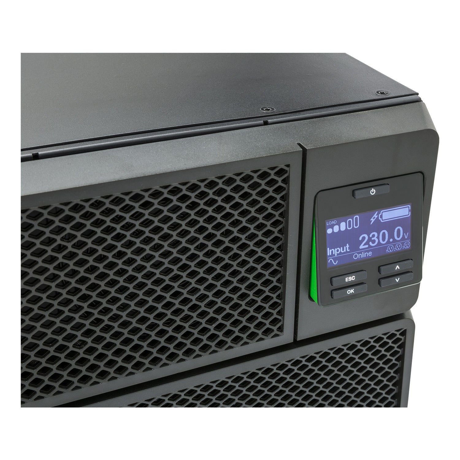 SRT5KRMXLI - APC Smart-UPS On-Line, 5kVA, Rackmount 3U, 230V, 6x C13+4x C19 IEC outlets, Network Card+SmartSlot, Extended ru…