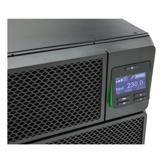 SRT5KRMXLI - APC Smart-UPS On-Line, 5kVA, Rackmount 3U, 230V, 6x C13+4x C19 IEC outlets, Network Card+SmartSlot, Extended ru…