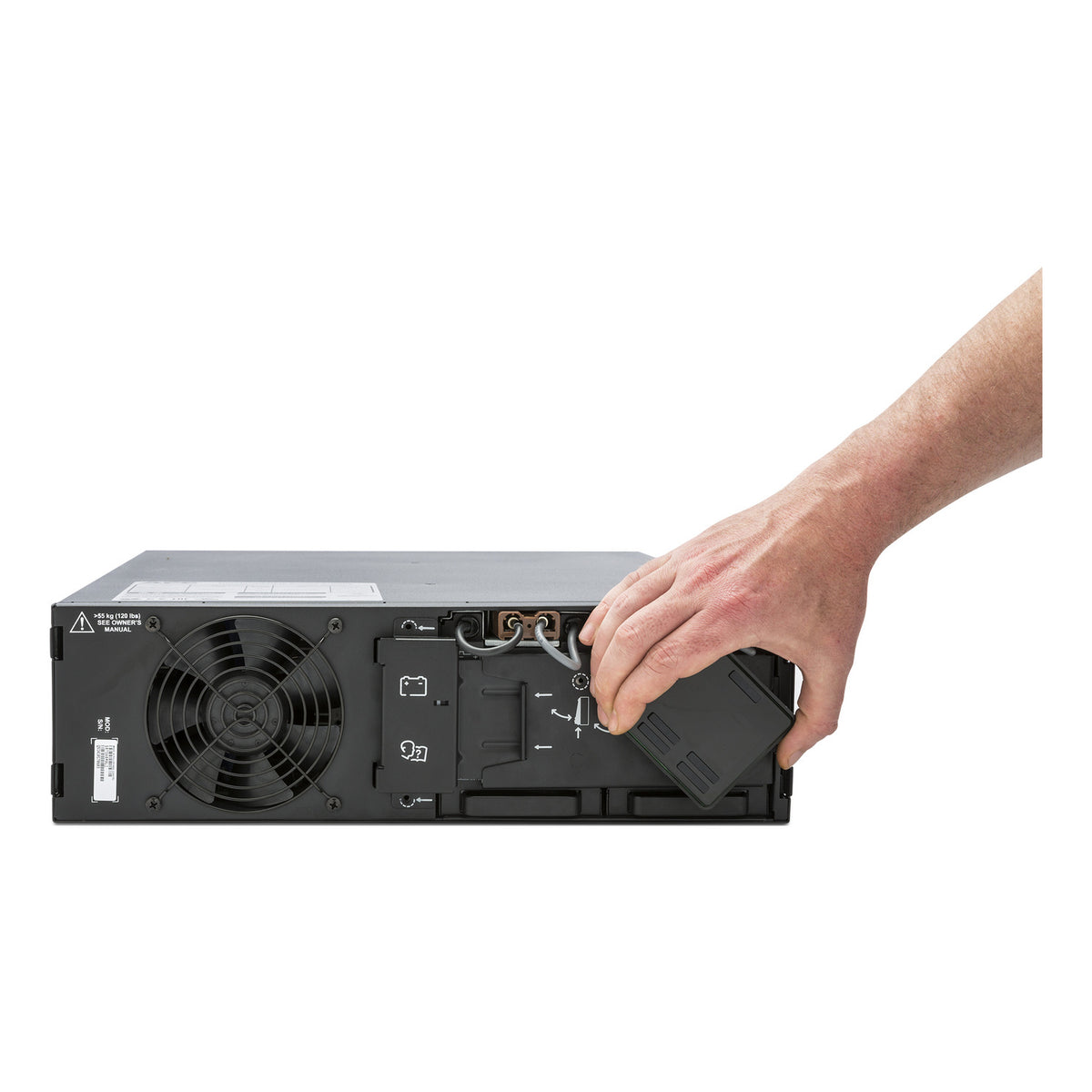 SRT5KRMXLW-HW - APC Smart-UPS On-Line, 5kVA, Rackmount 3U, 208V/230V, Hard wire 3-wire(2PH+G)+3-wire(H+N+E)+3-wire(H+N+G) ou…