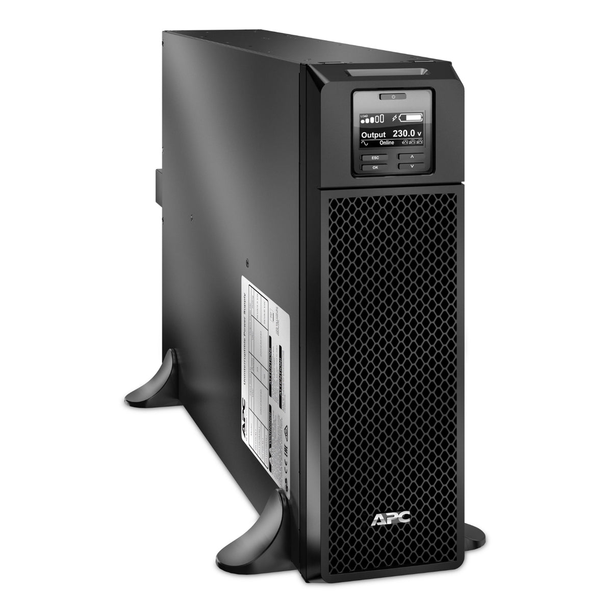 SRT5KXLI - APC Smart-UPS On-Line, 5kVA, Tower, 230V, 6x C13+4x C19 IEC outlets, Network Card+SmartSlot, Extended runtime, W/…