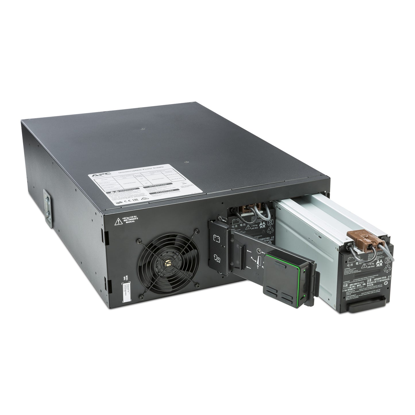 SRT6KRMXLI - APC Smart-UPS On-Line, 6kVA/6kW, Rackmount 4U, 230V, 6x C13+4x C19 IEC outlets, Network Card+SmartSlot, Extende…