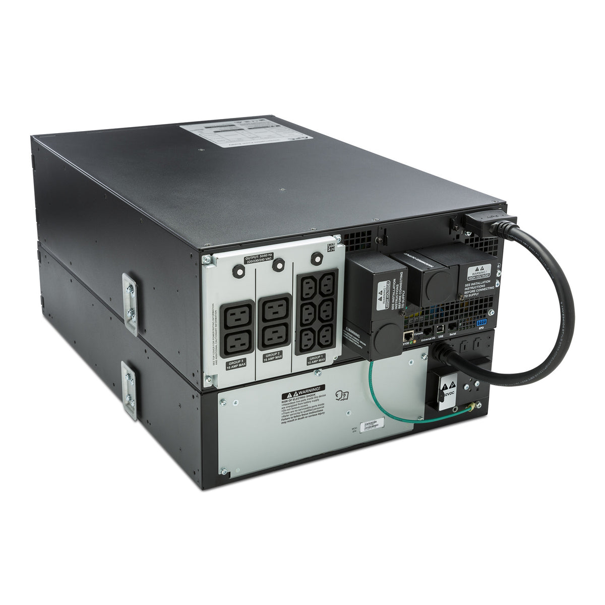 SRT6KRMXLI - APC Smart-UPS On-Line, 6kVA/6kW, Rackmount 4U, 230V, 6x C13+4x C19 IEC outlets, Network Card+SmartSlot, Extende…