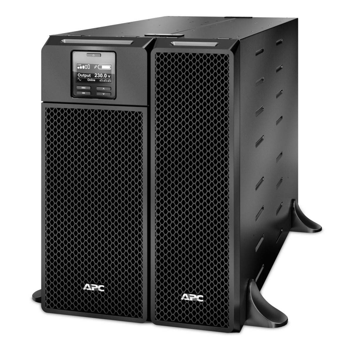 SRT6KXLI - APC Smart-UPS On-Line, 6kVA/6kW, Tower, 230V, 6x C13+4x C19 IEC outlets, Network Card+SmartSlot, Extended runtime…