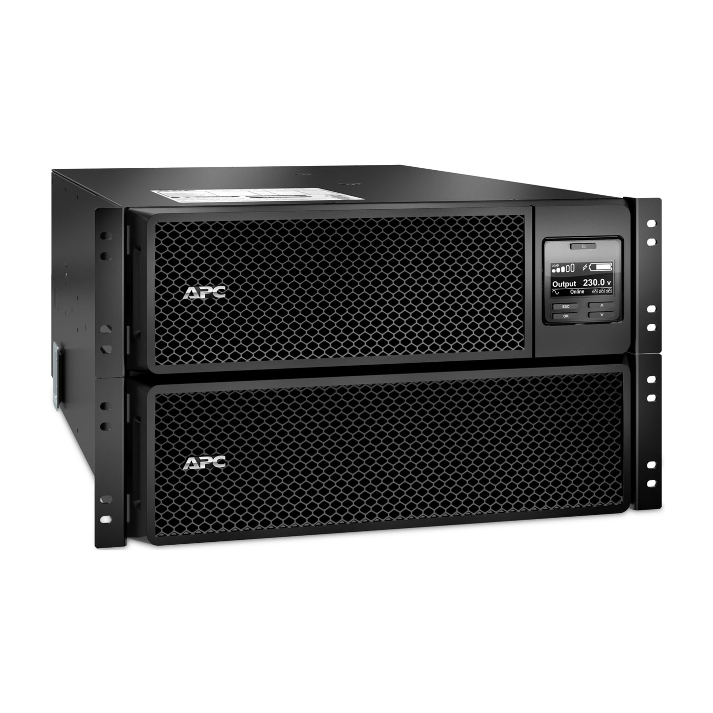 SRT8KRMXLI - APC Smart-UPS On-Line, 8kVA/8kW, Rackmount 6U, 230V 3:1 and 1:1, 6x C13+4x C19 IEC outlets, Network Card+SmartS…