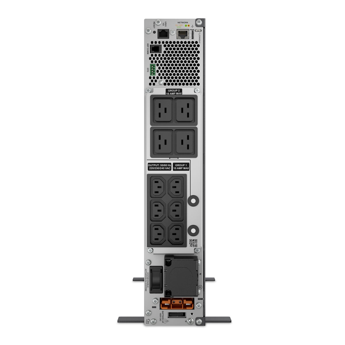 SRTL5KRM2UI - APC Smart-UPS Ultra On-Line, 5000VA, Lithium-ion, Rack/Tower 2U, 230V, 6 C13 + 4 C19 IEC outlets, Network Card…