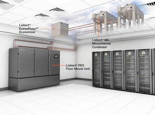 Vertiv™ Liebert® PDX, Direct Expansion Floor-Mount Cooling Unit, from 15 to 165 kW