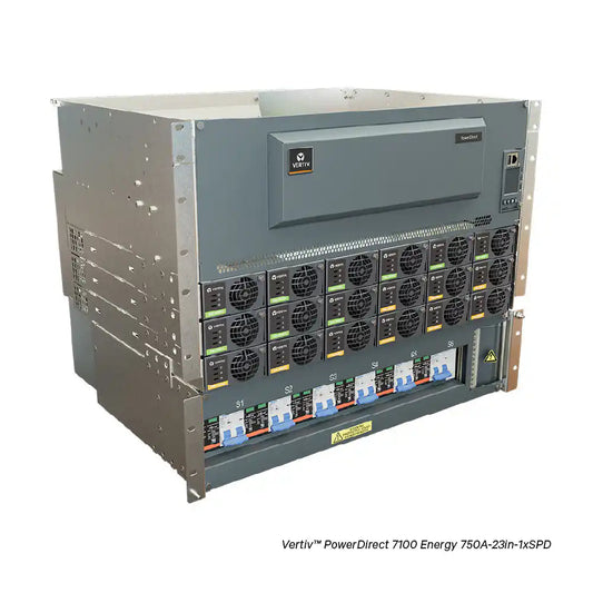 Vertiv™ PowerDirect 7100 Energy -48V DC Energy Management Solutions, industrial power management system with fan units